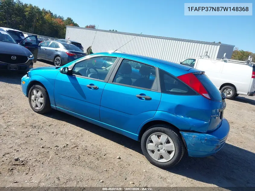 2007 FORD FOCUS VIN 1FAFP37N87W148368 — фото 3
