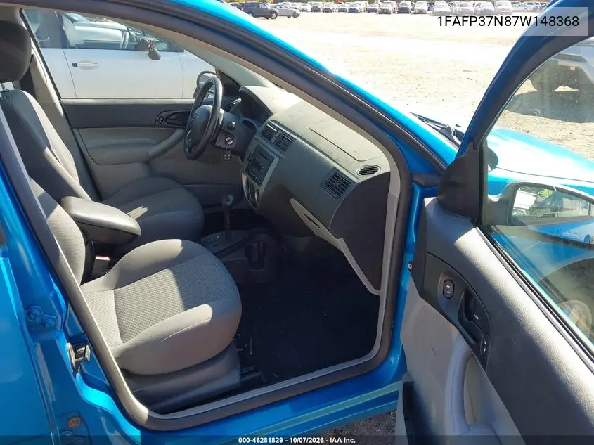 2007 FORD FOCUS VIN 1FAFP37N87W148368 — фото 5
