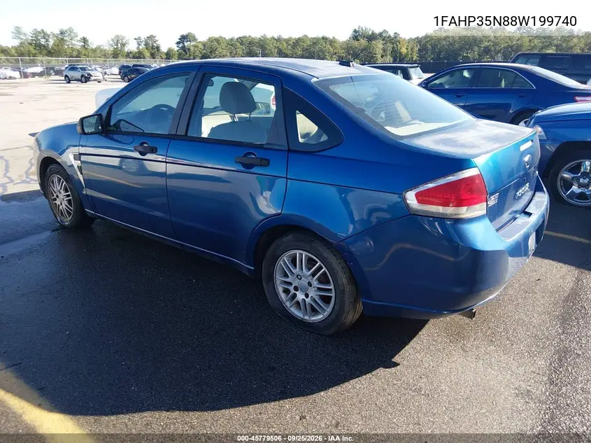 2008 FORD FOCUS VIN 1FAHP35N88W199740 — фото 3