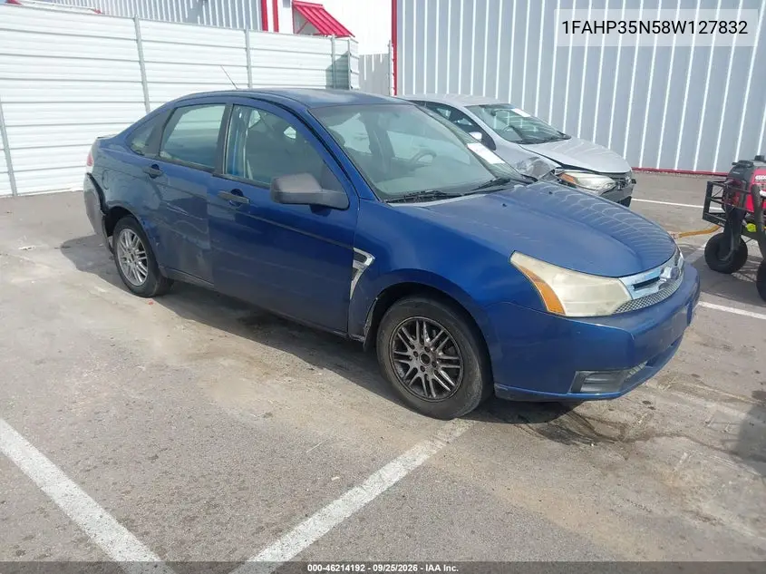 FORD FOCUS 2008, VIN 1FAHP35N58W127832