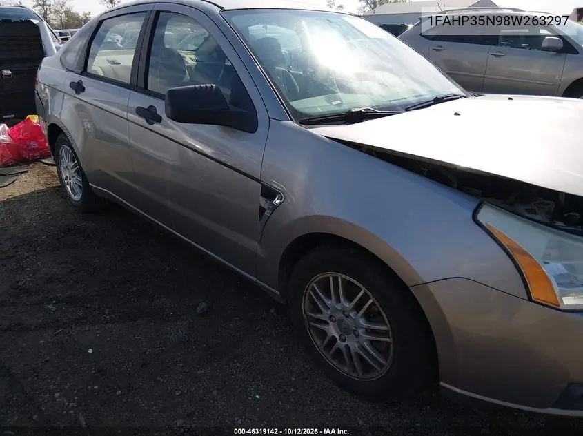 FORD FOCUS 2008, VIN 1FAHP35N98W263297