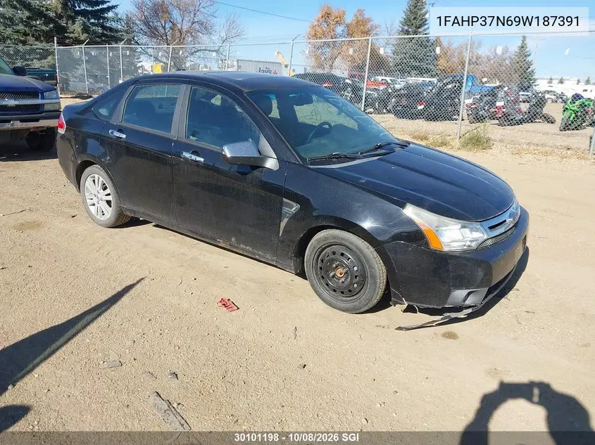 FORD FOCUS 2009, VIN 1FAHP37N69W187391