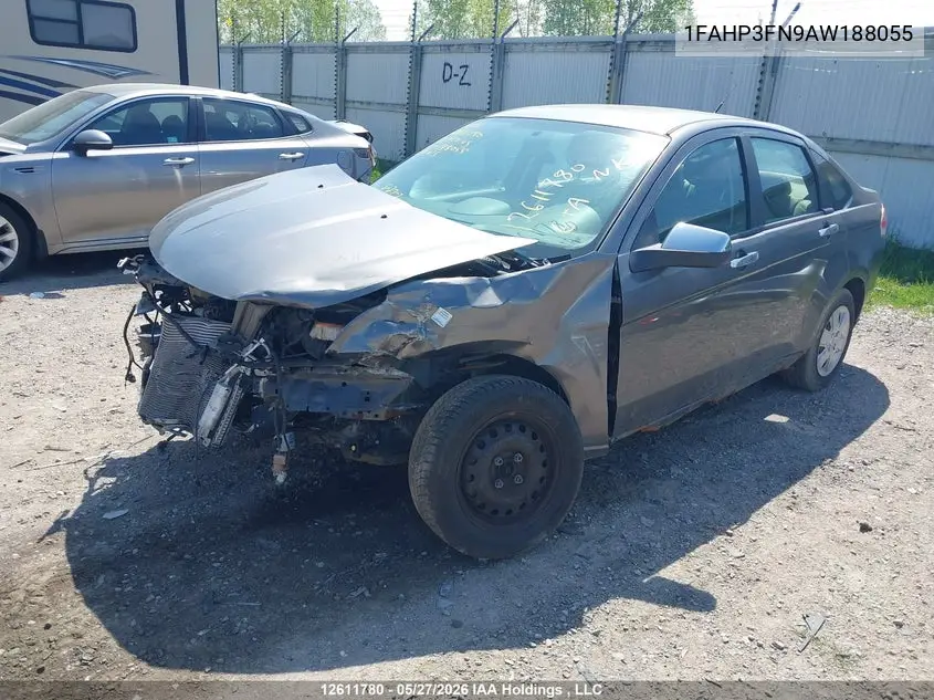 2010 FORD FOCUS VIN 1FAHP3FN9AW188055 — фото 2