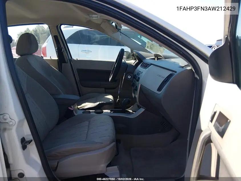 2010 FORD FOCUS VIN 1FAHP3FN3AW212429 — фото 5