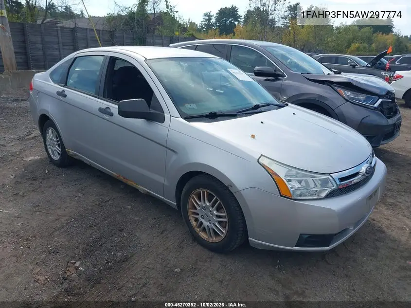 FORD FOCUS 2010, VIN 1FAHP3FN5AW297774