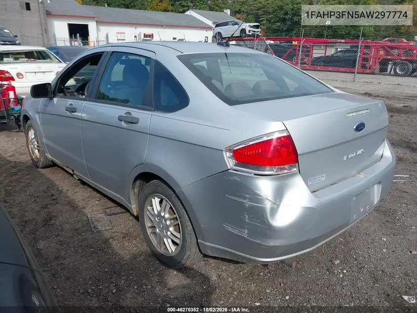 2010 FORD FOCUS VIN 1FAHP3FN5AW297774 — фото 3