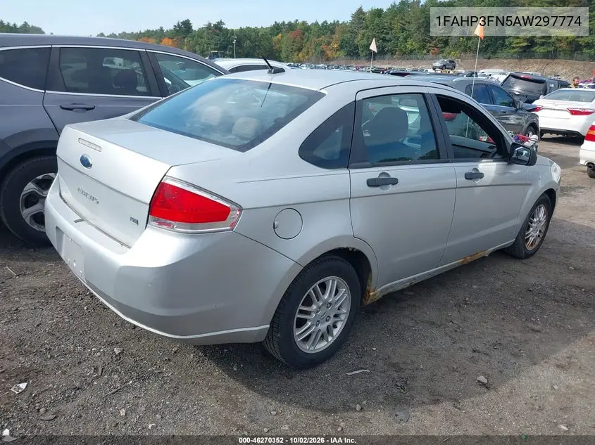 2010 FORD FOCUS VIN 1FAHP3FN5AW297774 — фото 4