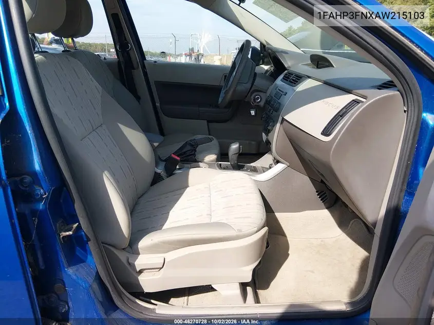 2010 FORD FOCUS VIN 1FAHP3FNXAW215103 — фото 5