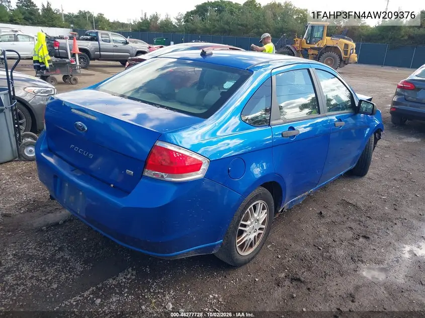2010 FORD FOCUS VIN 1FAHP3FN4AW209376 — фото 4