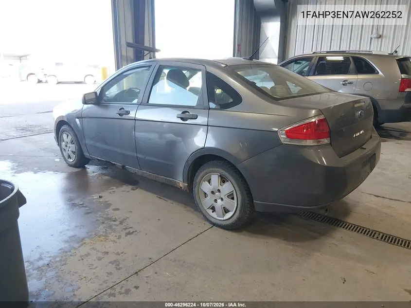 2010 FORD FOCUS VIN 1FAHP3EN7AW262252 — фото 3
