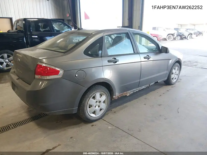 2010 FORD FOCUS VIN 1FAHP3EN7AW262252 — фото 4