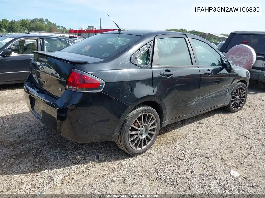 2010 FORD FOCUS VIN 1FAHP3GN2AW106830 — фото 4