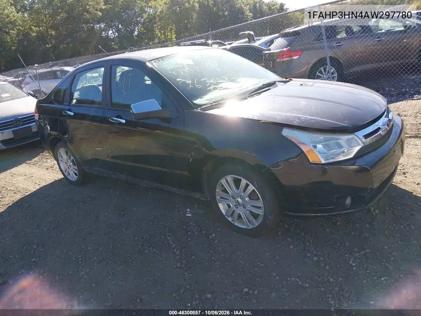 FORD FOCUS 2010, VIN 1FAHP3HN4AW297780