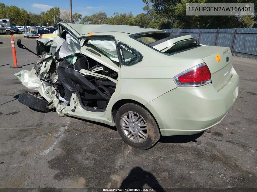 2010 FORD FOCUS VIN 1FAHP3FN2AW166401 — фото 3