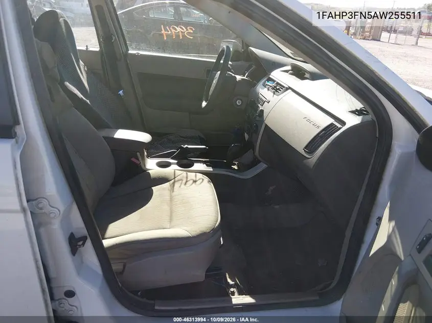 2010 FORD FOCUS VIN 1FAHP3FN5AW255511 — фото 5