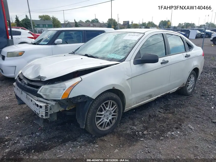 2010 FORD FOCUS VIN 1FAHP3FNXAW140466 — фото 2