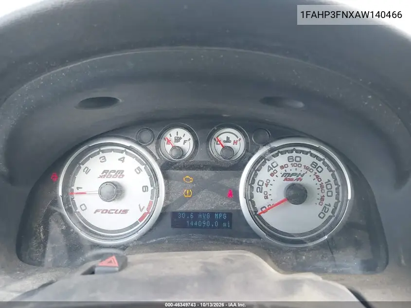 2010 FORD FOCUS VIN 1FAHP3FNXAW140466 — фото 7