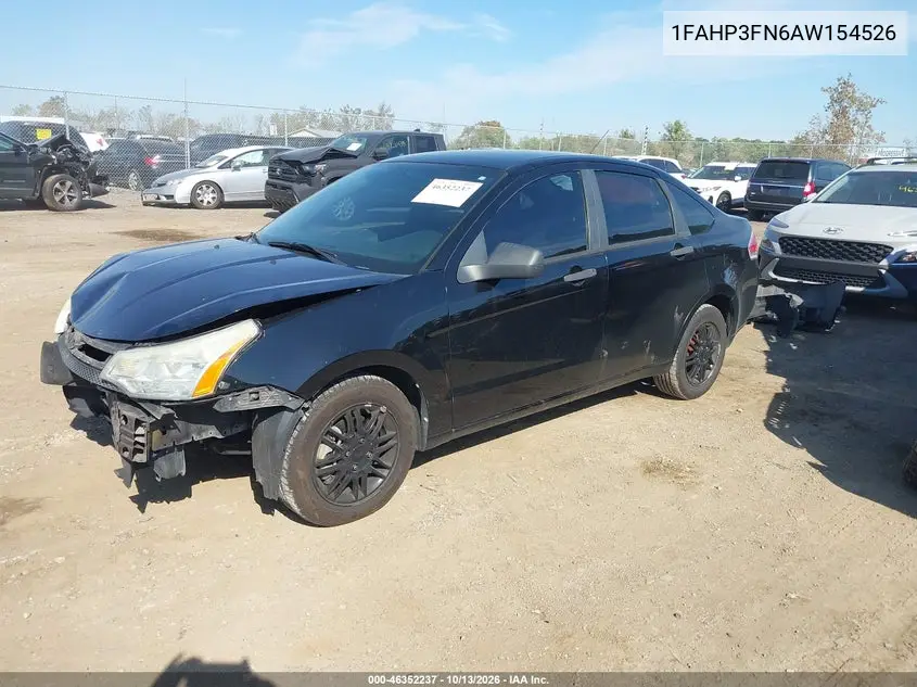 2010 FORD FOCUS VIN 1FAHP3FN6AW154526 — фото 2