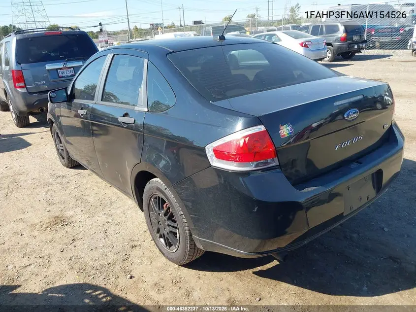 2010 FORD FOCUS VIN 1FAHP3FN6AW154526 — фото 3