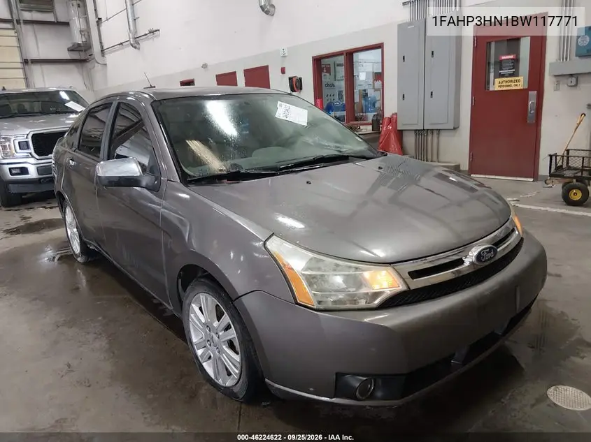 FORD FOCUS 2011, VIN 1FAHP3HN1BW117771