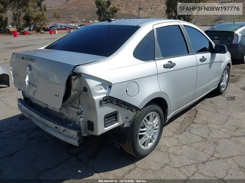 2011 FORD FOCUS VIN 1FAHP3FN0BW197776 — фото 4