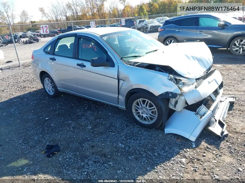 FORD FOCUS 2011, VIN 1FAHP3FN8BW176464