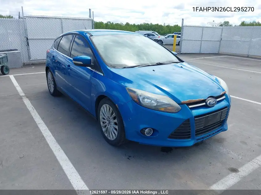 FORD FOCUS 2012, VIN 1FAHP3N26CL295270
