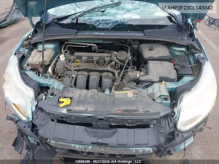 2012 FORD FOCUS VIN 1FAHP3F23CL143042 — фото 11