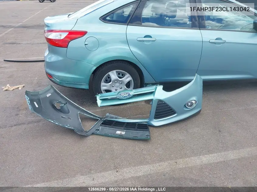 2012 FORD FOCUS VIN 1FAHP3F23CL143042 — фото 12