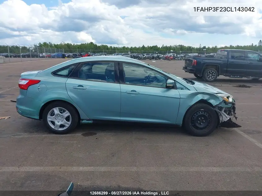 2012 FORD FOCUS VIN 1FAHP3F23CL143042 — фото 14