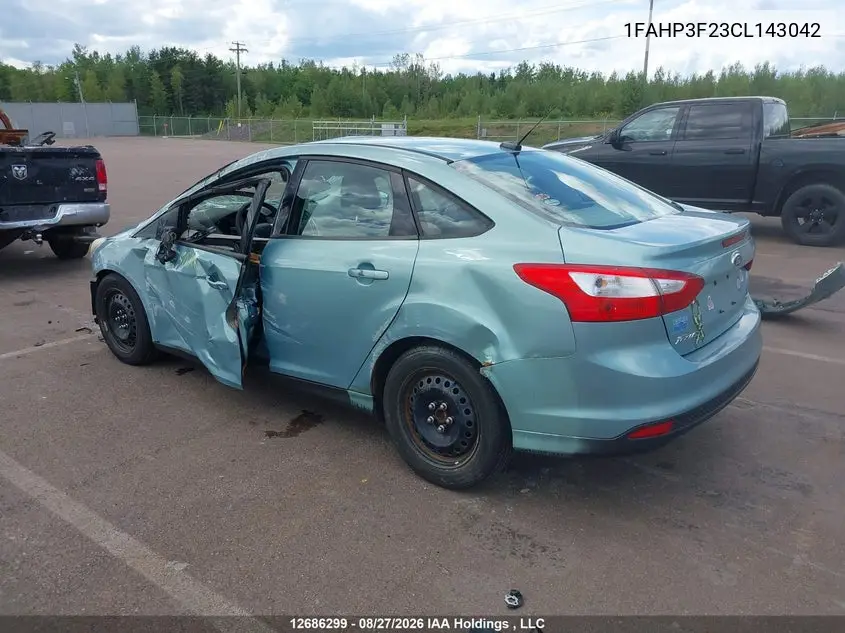 2012 FORD FOCUS VIN 1FAHP3F23CL143042 — фото 4