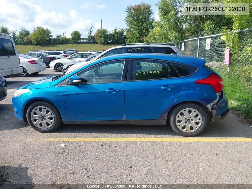 2012 FORD FOCUS VIN 1FAHP3K26CL122000 — фото 14