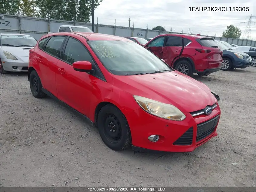 FORD FOCUS 2012, VIN 1FAHP3K24CL159305