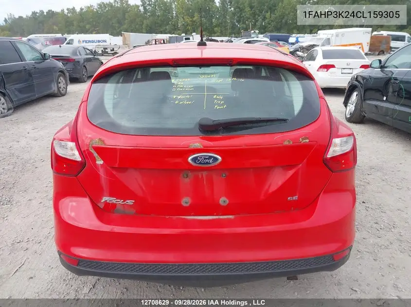 2012 FORD FOCUS VIN 1FAHP3K24CL159305 — фото 16