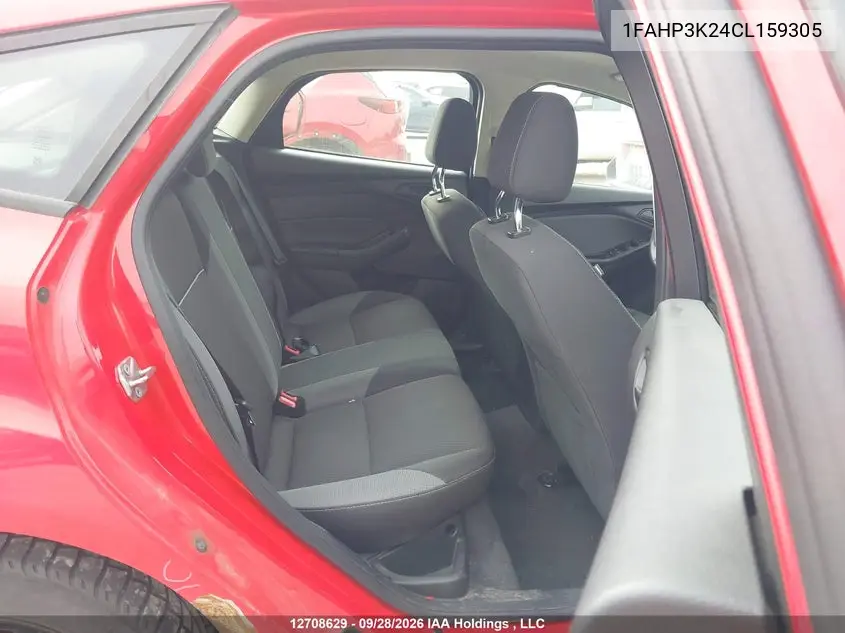 2012 FORD FOCUS VIN 1FAHP3K24CL159305 — фото 8