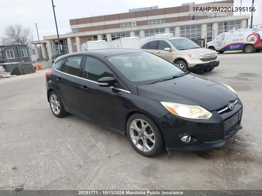 FORD FOCUS 2012, VIN 1FAHP3M22CL395156