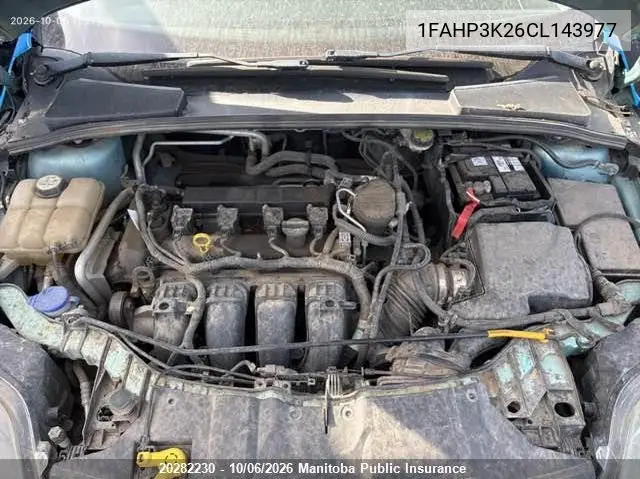 2012 FORD FOCUS VIN 1FAHP3K26CL143977 — фото 10