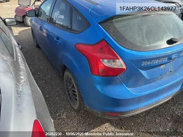 2012 FORD FOCUS VIN 1FAHP3K26CL143977 — фото 3