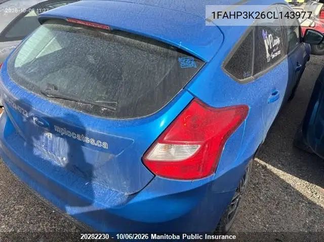 2012 FORD FOCUS VIN 1FAHP3K26CL143977 — фото 4