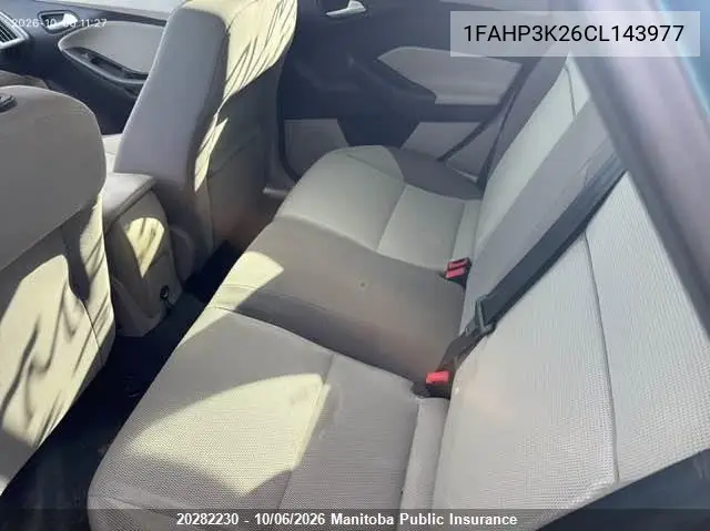 2012 FORD FOCUS VIN 1FAHP3K26CL143977 — фото 8