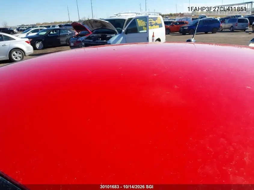 2012 FORD FOCUS VIN 1FAHP3F27CL411851 — фото 12