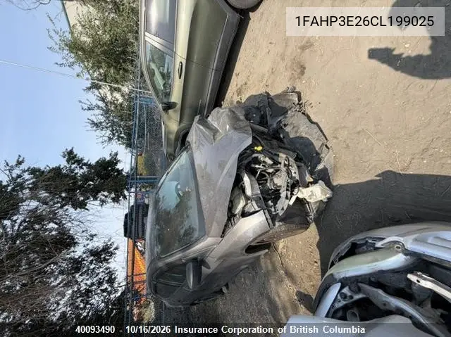 FORD FOCUS 2012, VIN 1FAHP3E26CL199025