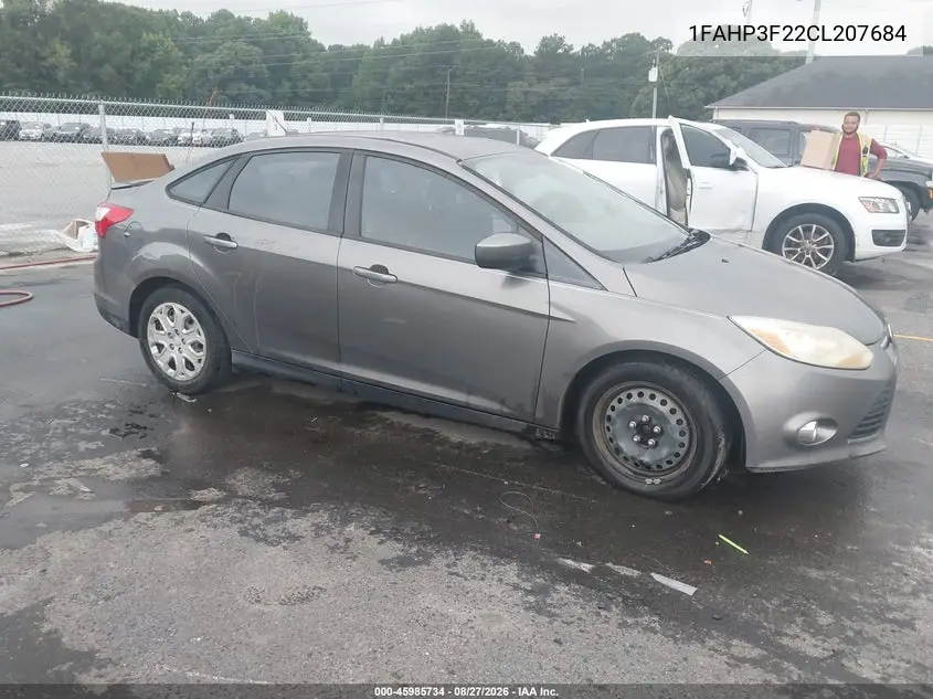 FORD FOCUS 2012, VIN 1FAHP3F22CL207684