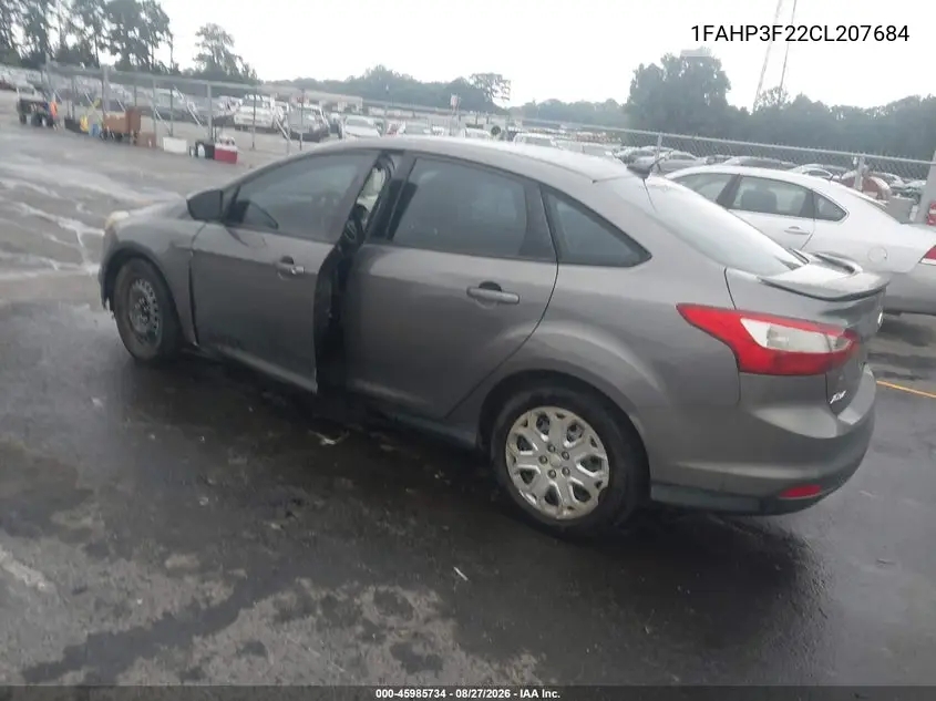 2012 FORD FOCUS VIN 1FAHP3F22CL207684 — фото 3