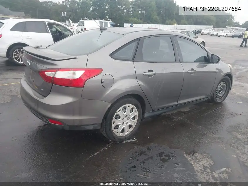2012 FORD FOCUS VIN 1FAHP3F22CL207684 — фото 4