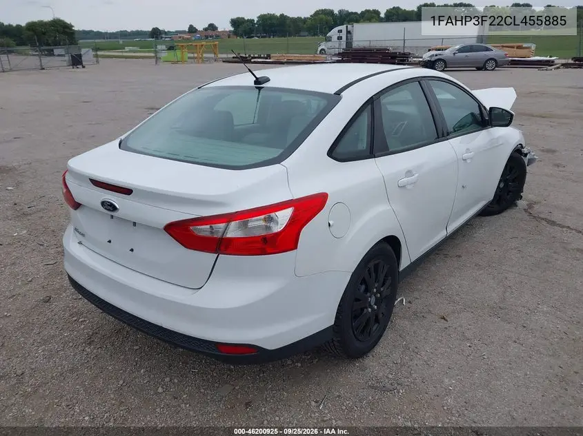 2012 FORD FOCUS VIN 1FAHP3F22CL455885 — фото 4