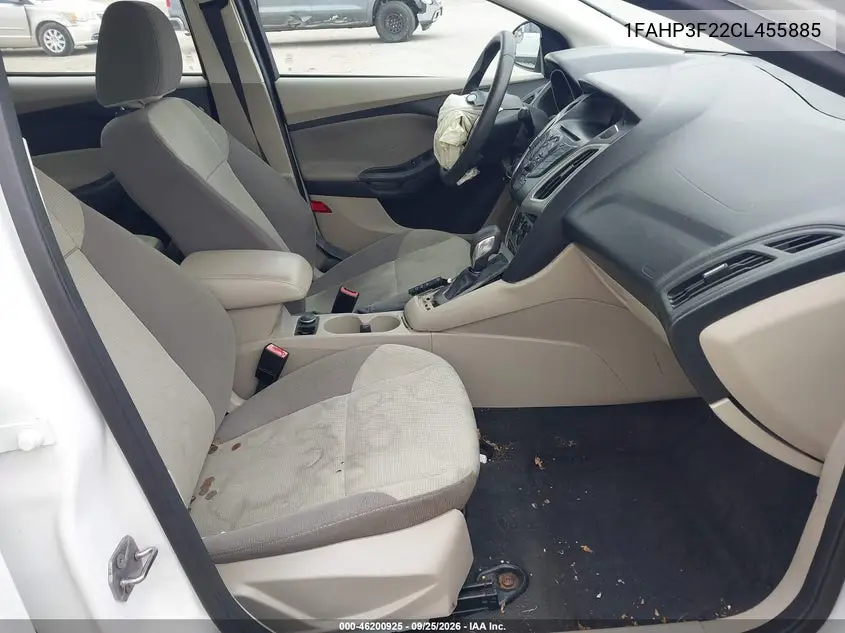 2012 FORD FOCUS VIN 1FAHP3F22CL455885 — фото 5