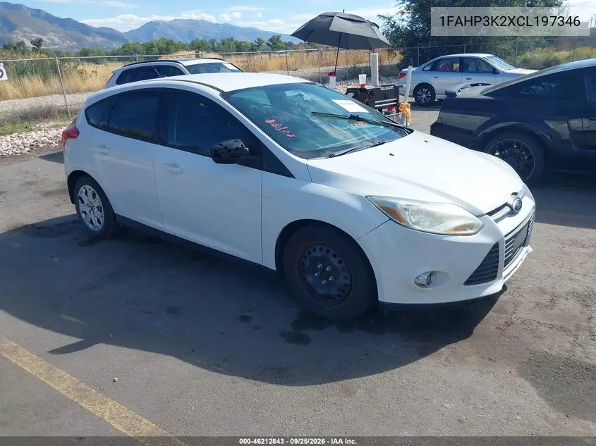 FORD FOCUS 2012, VIN 1FAHP3K2XCL197346