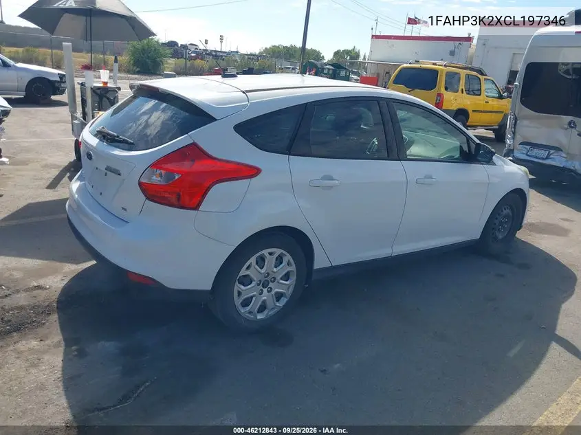 2012 FORD FOCUS VIN 1FAHP3K2XCL197346 — фото 4