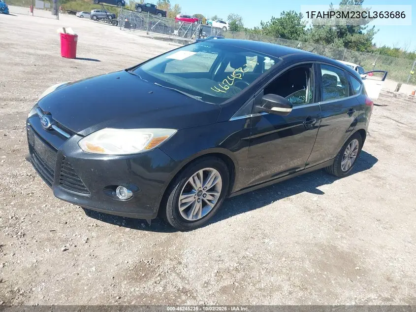 2012 FORD FOCUS VIN 1FAHP3M23CL363686 — фото 2